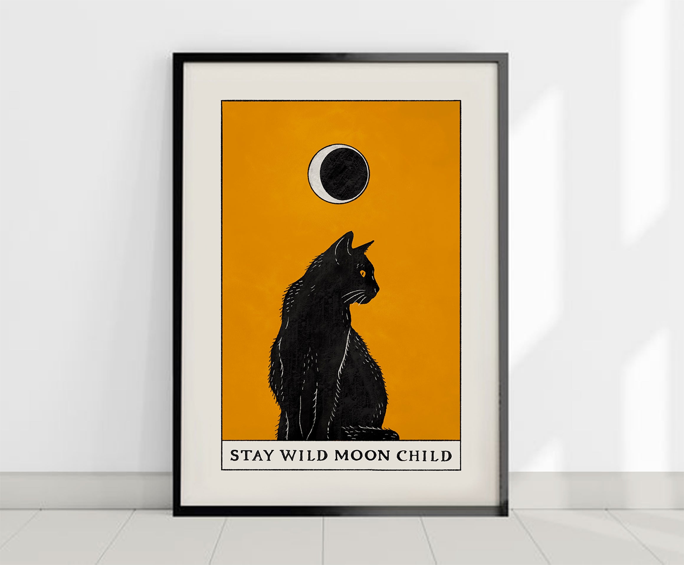 Black Cat Print, From £16.00