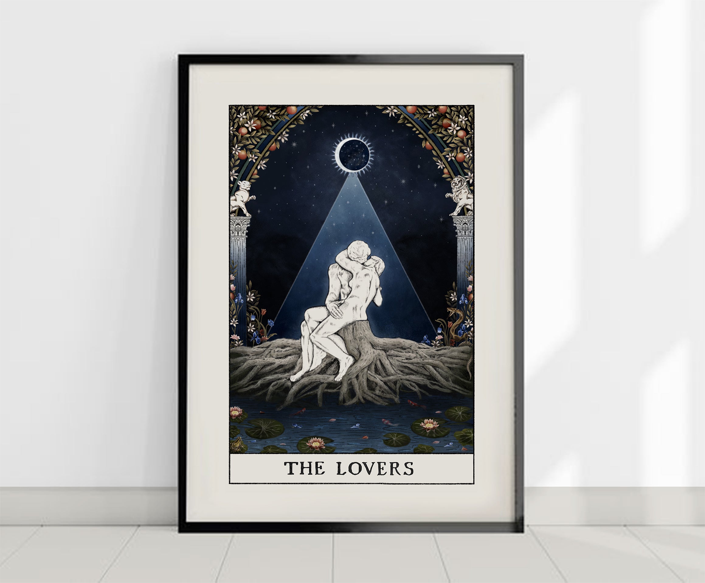 The Lovers Tarot Print, From £16.00